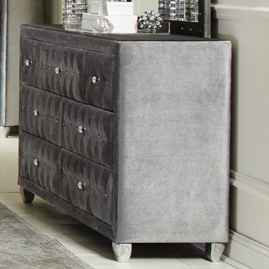 Deanna 7-drawer Rectangular Dresser Grey