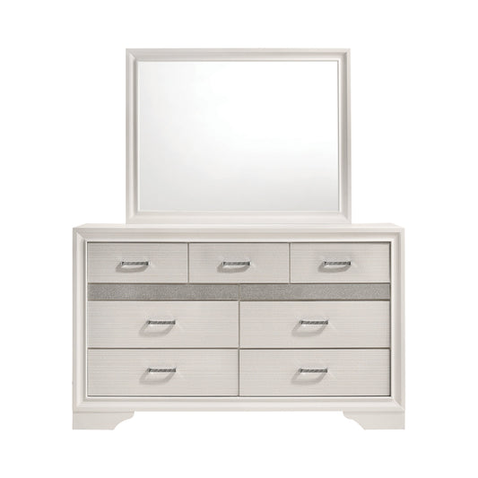 Miranda Rectangular Mirror White