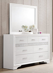 Miranda Rectangular Mirror White