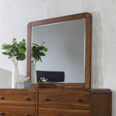 Robyn Rectangular Mirror Dark Walnut