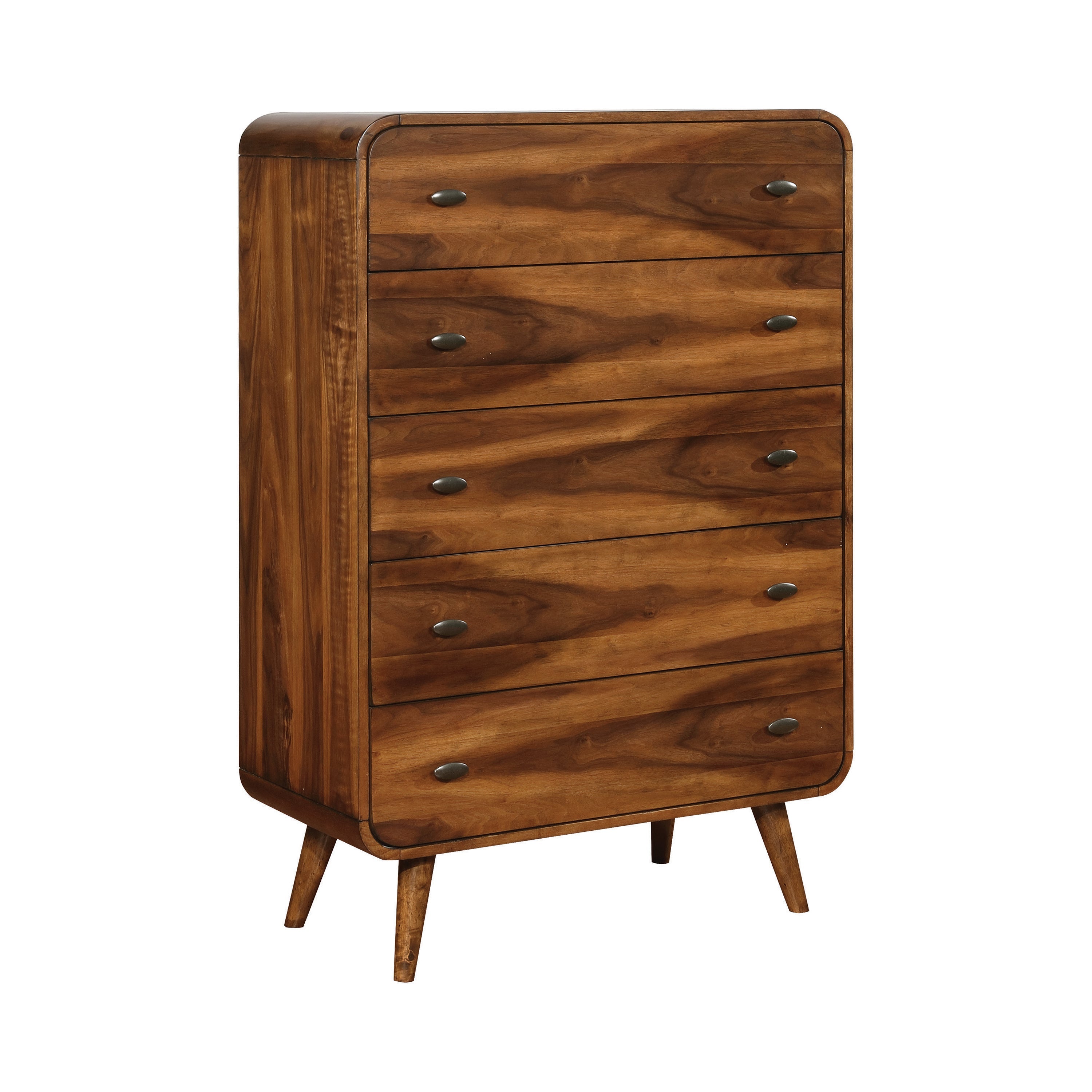 Robyn 5-drawer Chest Dark Walnut