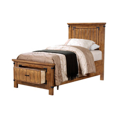 Brenner Twin Storage Bed Rustic Honey