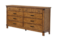 Brenner Full Panel Bed Rustic Honey