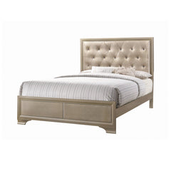 Beaumont Upholstered Eastern King Bed Champagne