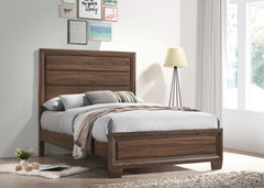 Brandon Full Panel Bed Medium Warm Brown