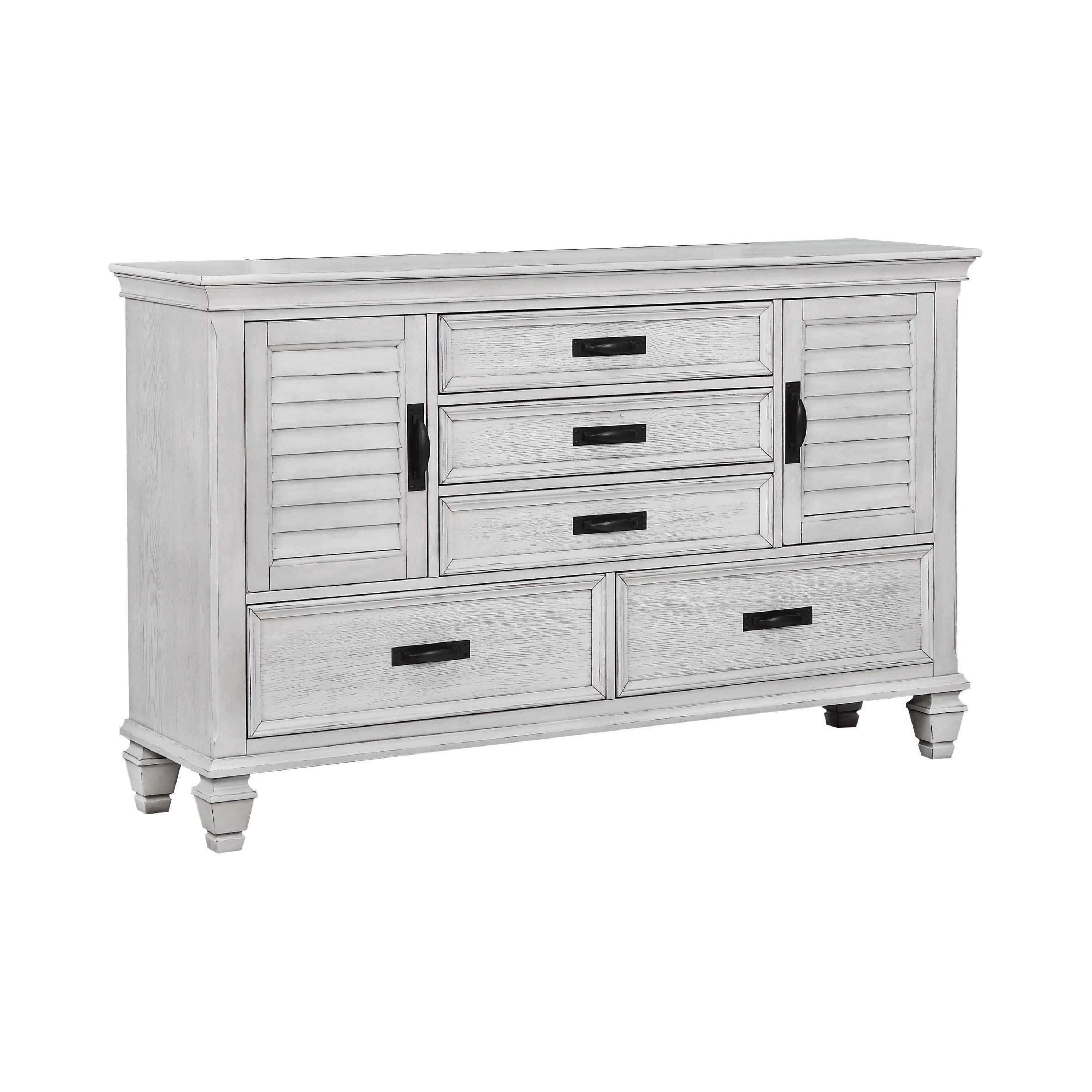 Franco 5-drawer Dresser Antique White