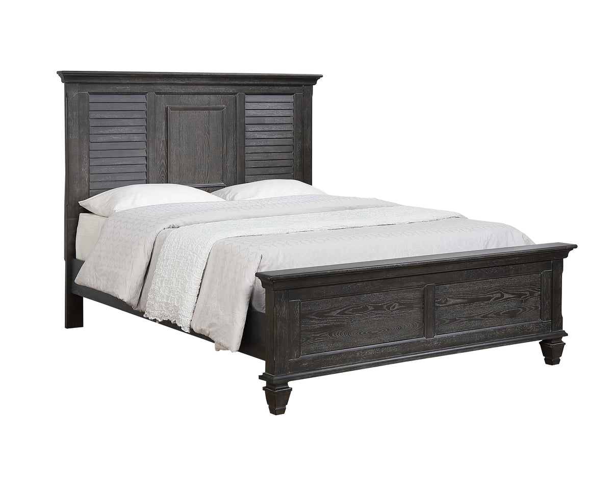 Franco Eastern King Panel Bed Weathered Sage