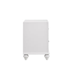 Barzini 2-drawer Nightstand White