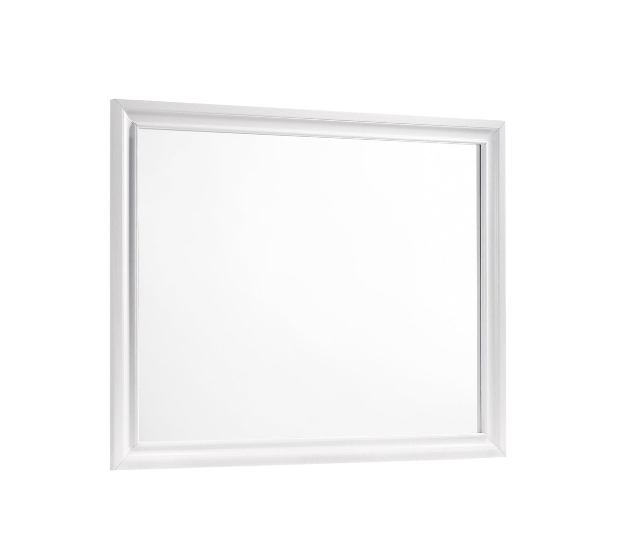 Barzini Rectangle Dresser Mirror White