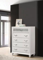 Barzini 5-drawer Chest White