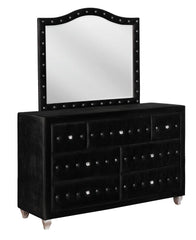 Dakotajames Deanna 4-Piece Queen Bedroom Set Black