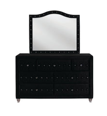 Deanna 7-drawer Rectangular Dresser Black