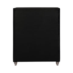 Deanna 5-drawer Rectangular Chest Black