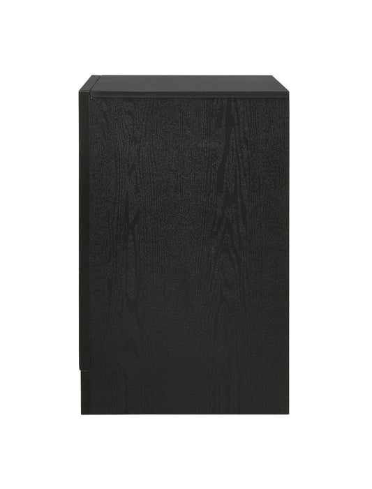 Miranda 2-drawer Nightstand Tray Black