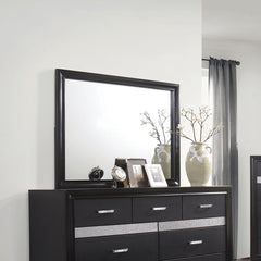 Miranda Rectangular Mirror Black