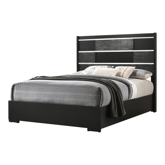 Blacktoft Eastern King Panel Bed Black