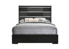 Blacktoft Queen Panel Bed Black