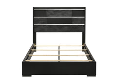 Blacktoft Queen Panel Bed Black