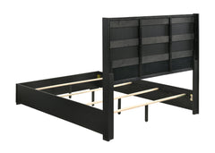 Blacktoft Queen Panel Bed Black