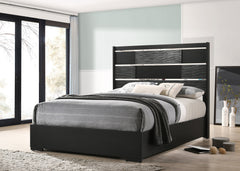 Blacktoft Queen Panel Bed Black