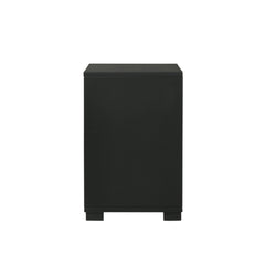 Blacktoft 2-drawer Nightstand Black