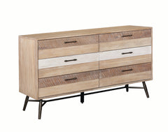 Marlow Eastern King Platform Bed Rough Sawn Multi