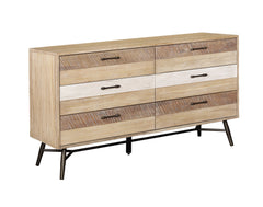 Marlow Queen Platform Bed Rough Sawn Multi