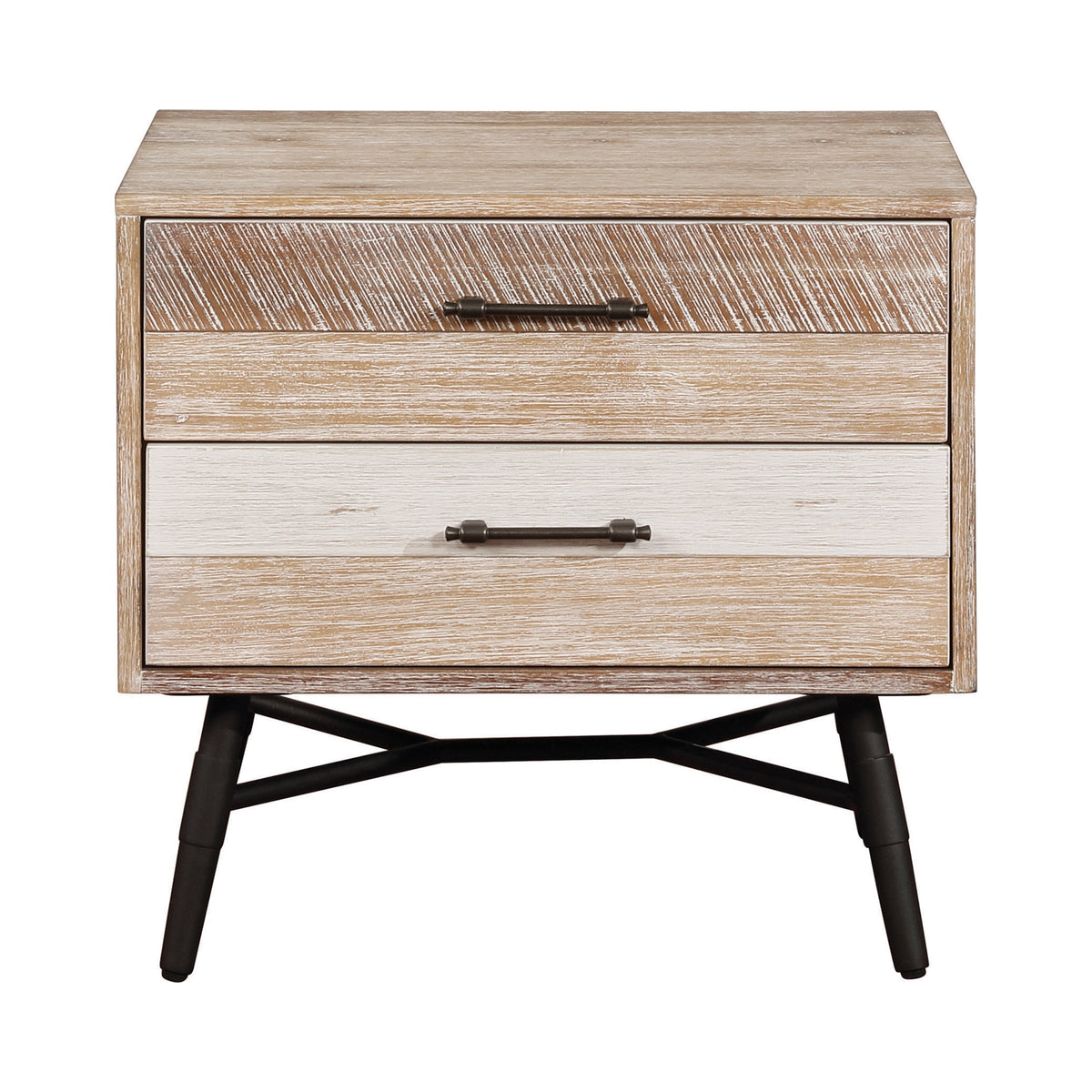 Marlow 2-drawer Nightstand Rough Sawn Multi