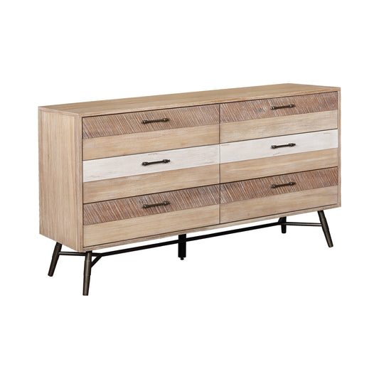 Marlow 6-drawer Dresser Rough Sawn Multi