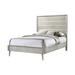 Ramon Full Panel Bed Metallic Sterling