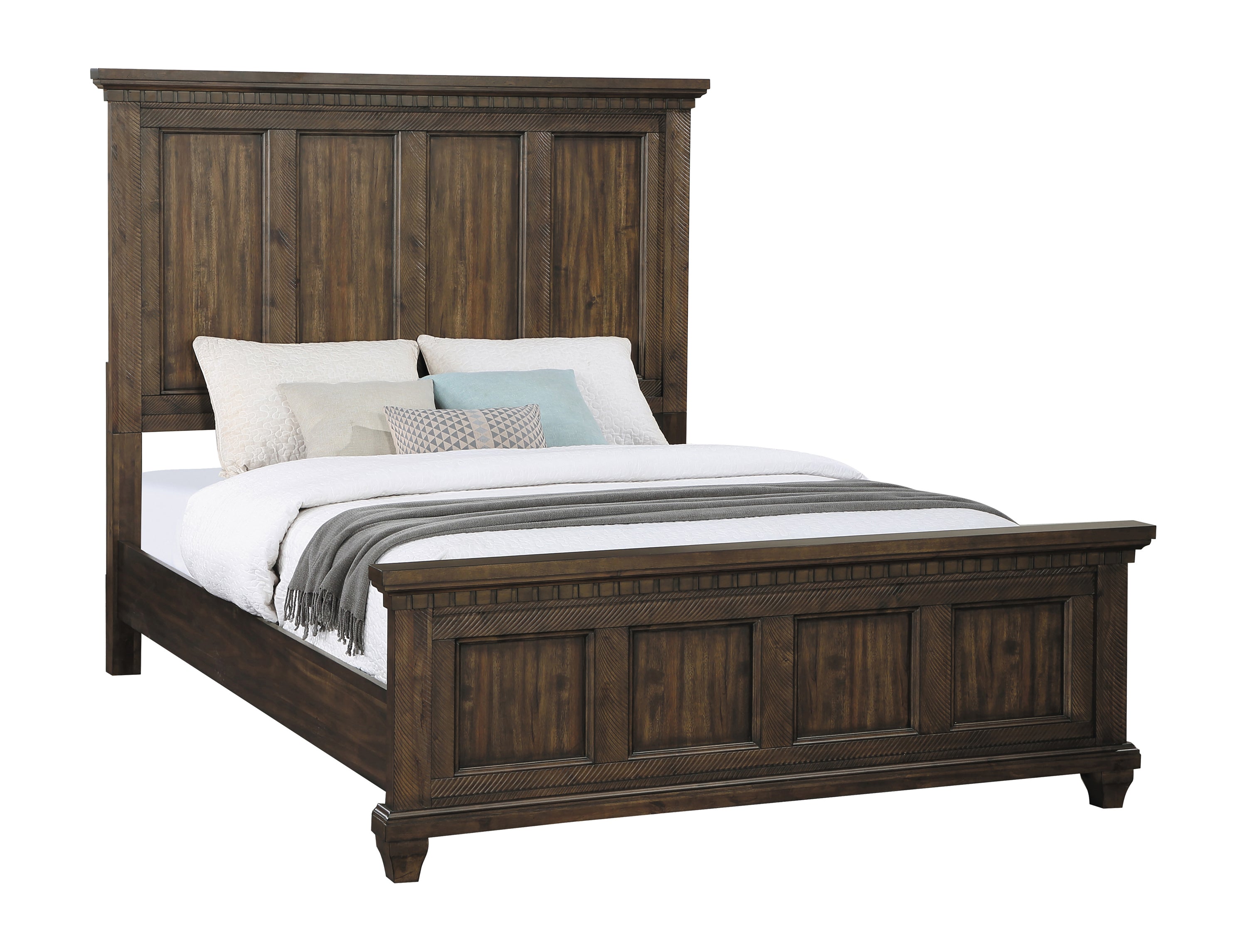 Bennington Rectangular Bedroom Set Acacia Brown