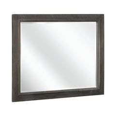 Atascadero Rectangular Mirror Weathered Carbon