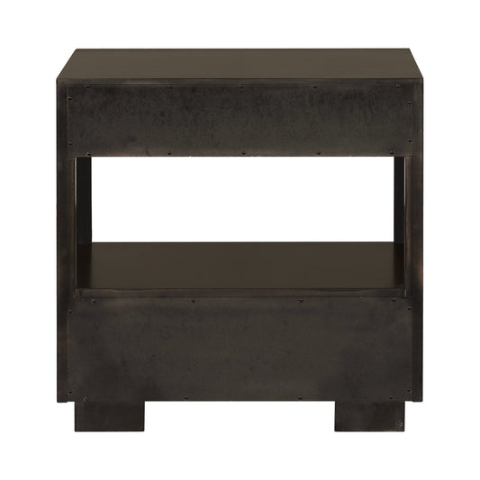 Durango 2-drawer Nightstand Smoked Peppercorn