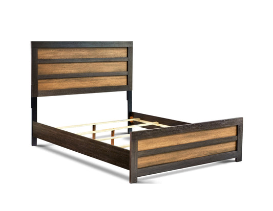 Dewcrest Eastern King Panel Bed Caramel and Licorice