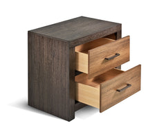 Dewcrest 2-drawer Nightstand Caramel and Licorice