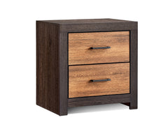 Dewcrest 2-drawer Nightstand Caramel and Licorice