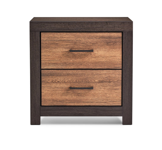 Dewcrest 2-drawer Nightstand Caramel and Licorice