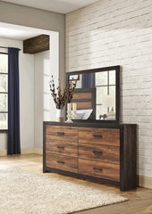 Dewcrest 6-drawer Dresser Caramel and Licorice