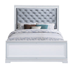 Eleanor Upholstered Tufted Bed White