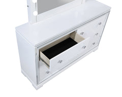 Eleanor Rectangular 6-drawer Dresser White