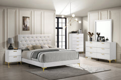 Kendall 4-piece California King Bedroom Set White