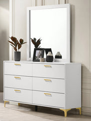 Kendall 6-drawer Dresser White