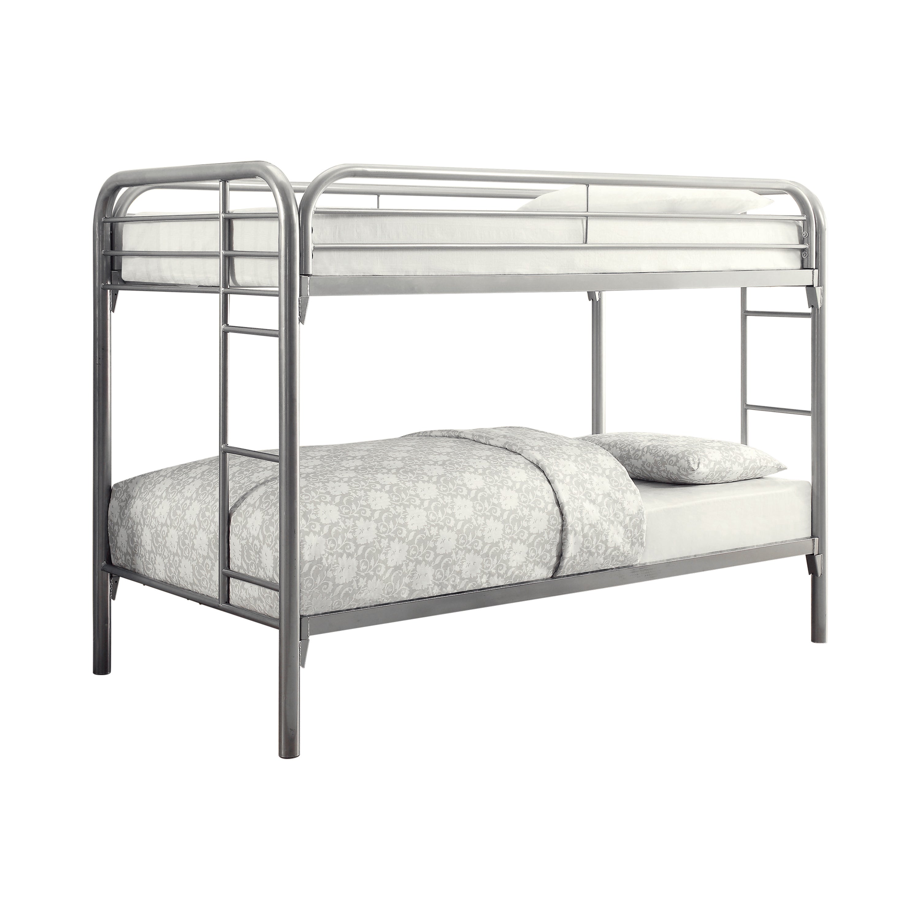 Morgan Twin over Twin Bunk Bed Silver