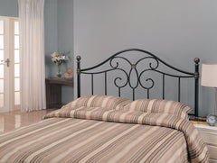 Bailey Full/Queen Metal Headboard Black and Bronze