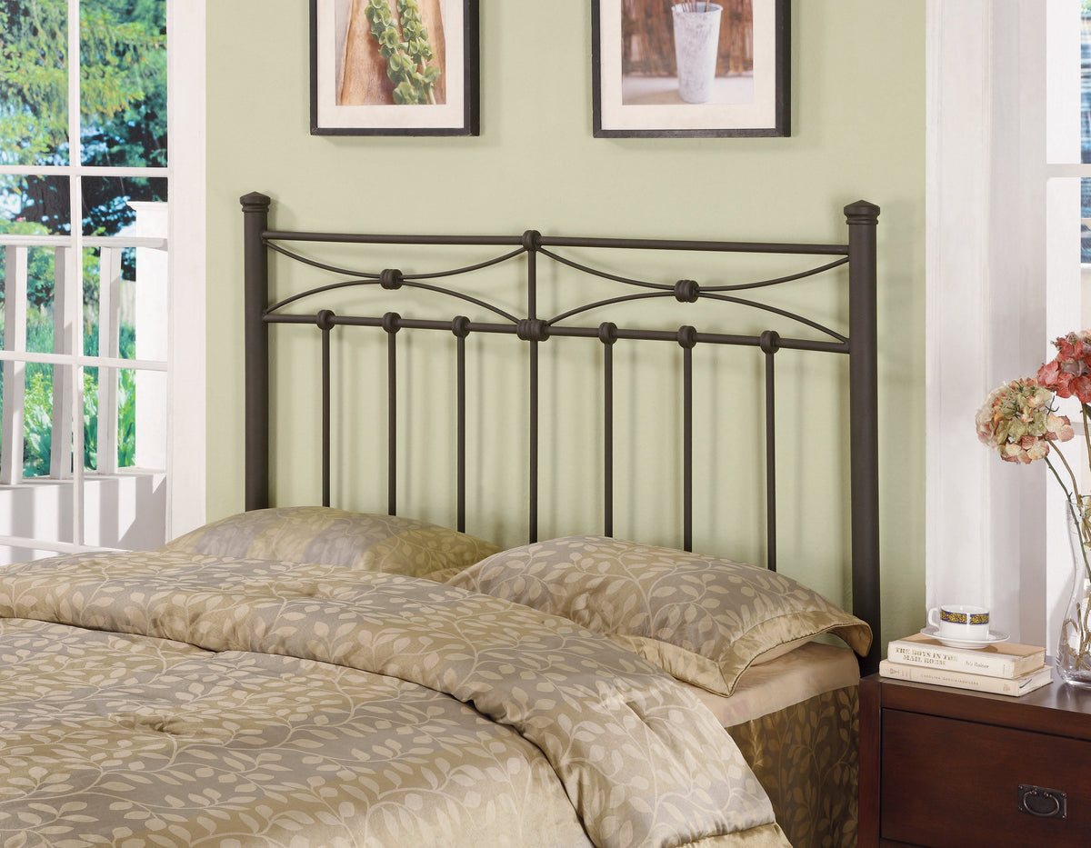 Lane Full/Queen Metal Headboard Rustic Bronze