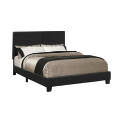 Mauve Bed Upholstered Queen Black