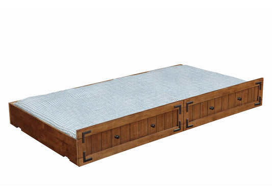 Oakdale Storage Trundle Rustic Honey