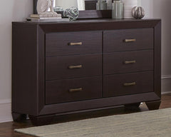 Galib Dorian 4-Piece Twin Bedroom Set Brown And Dark Cocoa