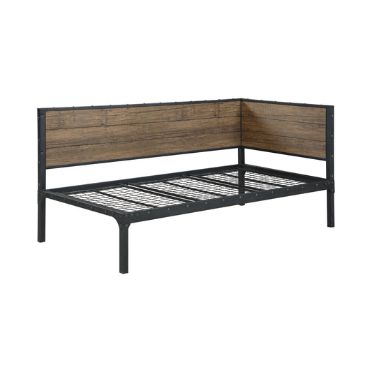 Getler Daybed Weathered Chestnut and Black