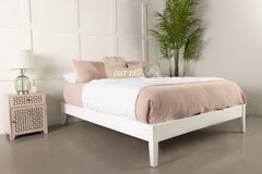 Hounslow Platform Full Bed White